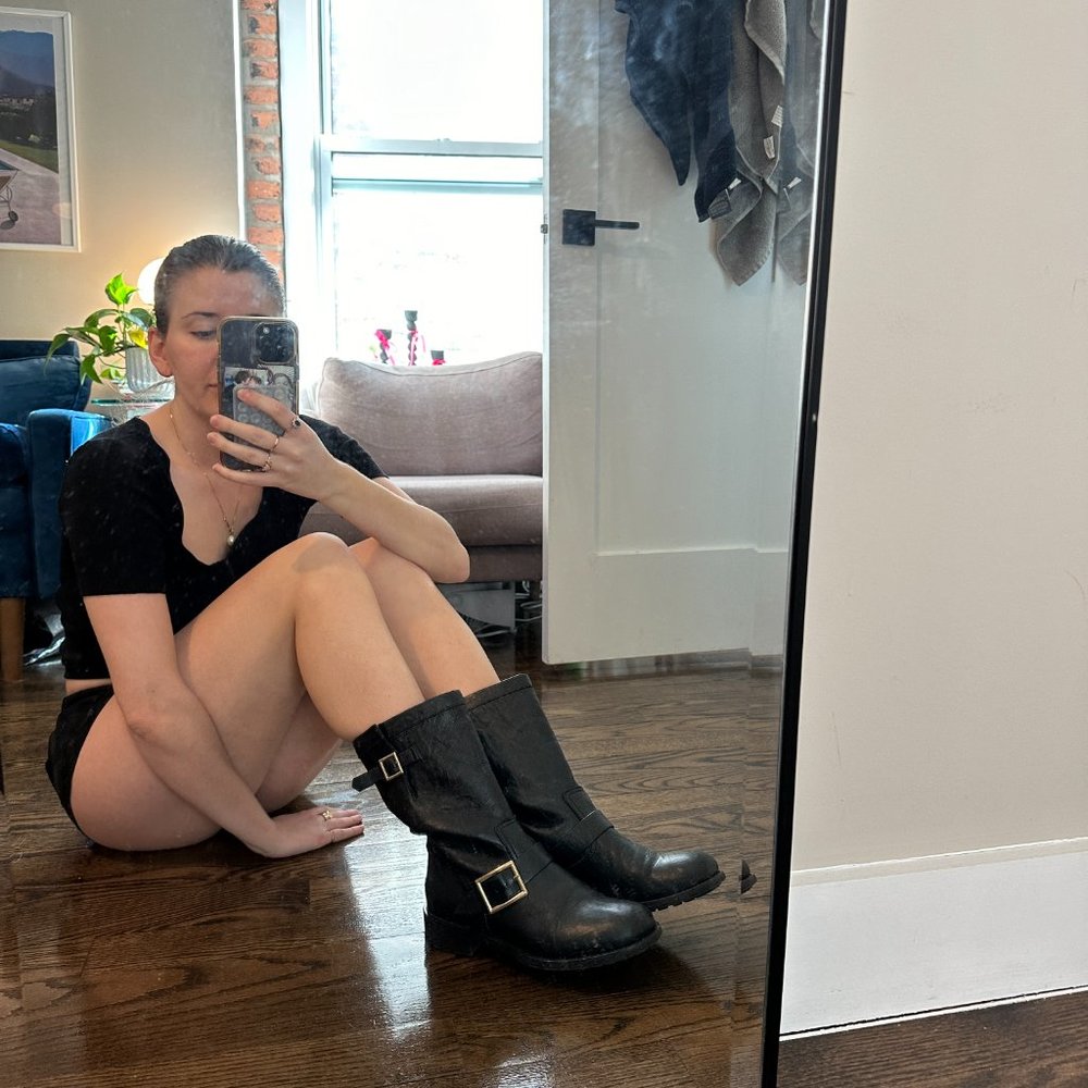 Jimmy Choo biker boots